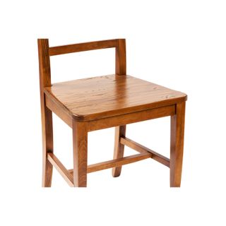 Sedia da Pranzo Country in Legno di Faggio e Tigli