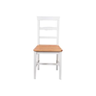 Sedia da Pranzo Country Bicolore in Faggio e Tigli