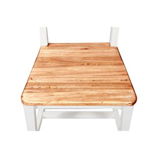 Sedia da Pranzo Country Bicolore in Faggio e Tigli