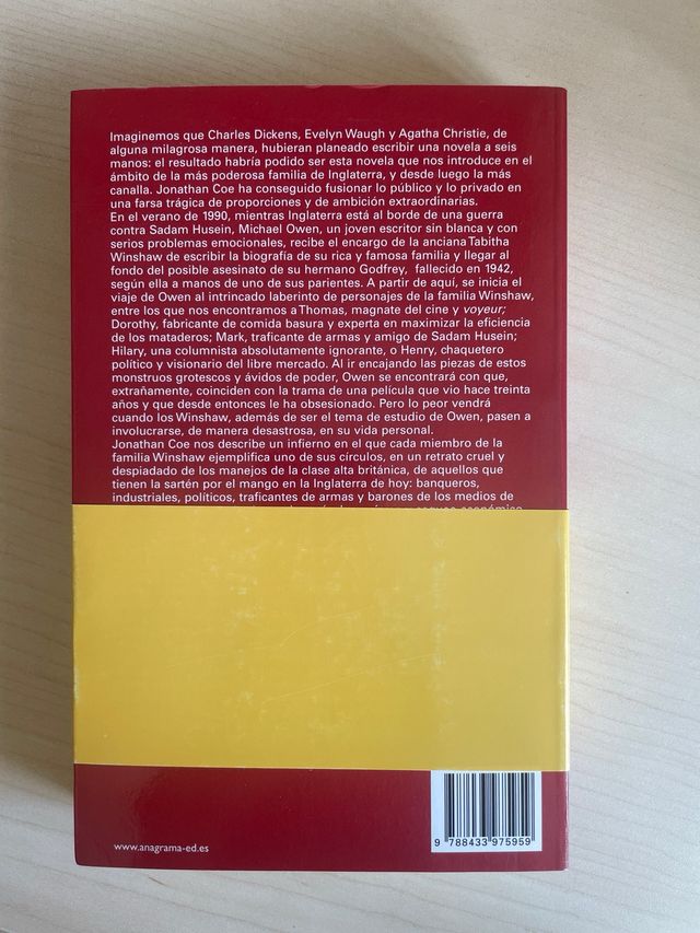 ¡menudo reparto! - jonathan coe