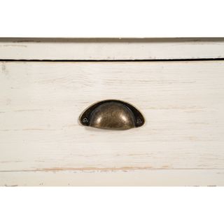 Charme Shabby Chic: Comodino in Legno di Paulonia 