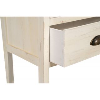 Charme Shabby Chic: Comodino in Legno di Paulonia 