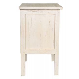 Charme Shabby Chic: Comodino in Legno di Paulonia 