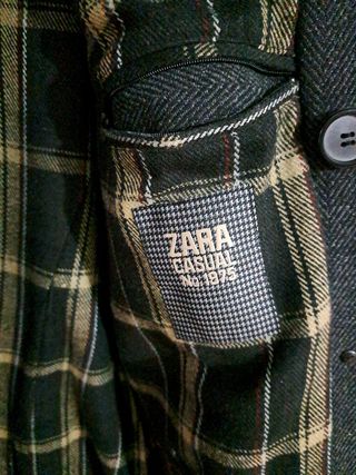 Abrigo de hombre paño gris