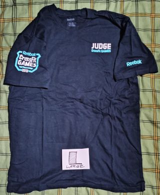 T-Shirt maglietta reebok crossfit games judge tg.L