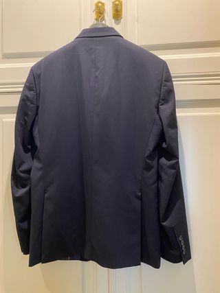 Traje azul Zara