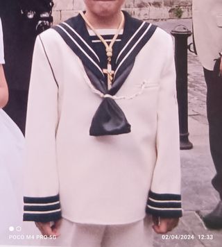 Traje comunión marinero 