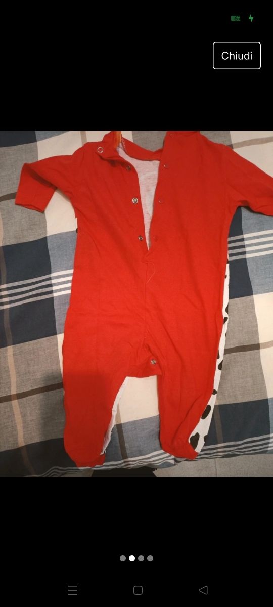 Tutina paw Patrol neonato sottile estiva 3/6 mesi