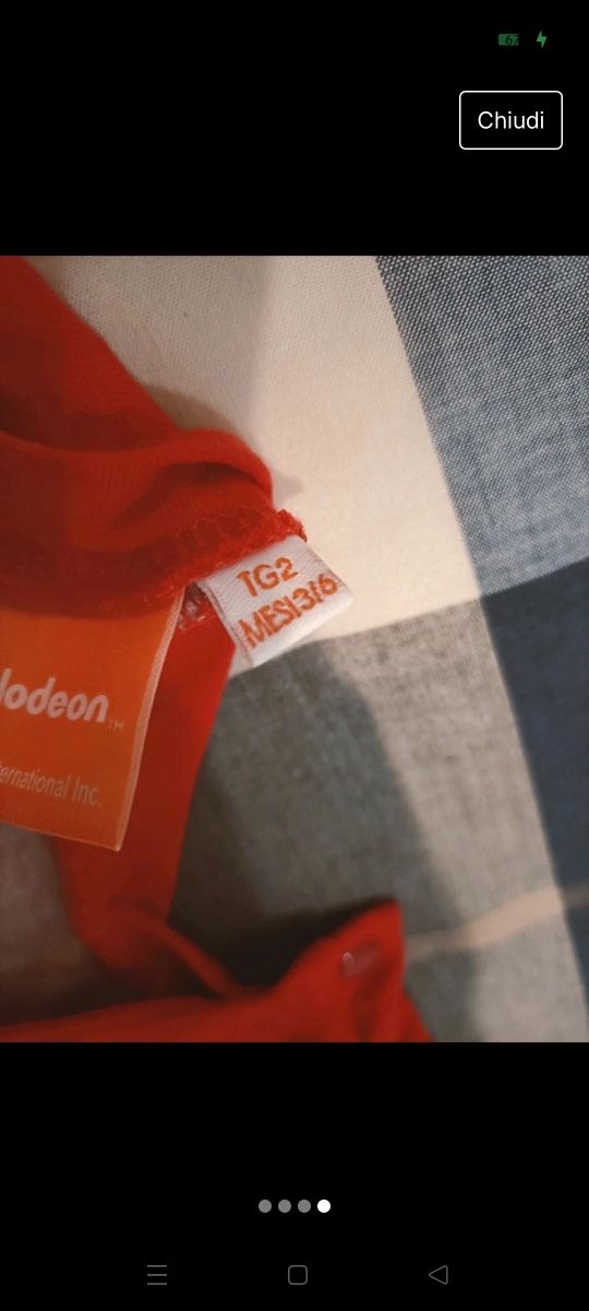 Tutina paw Patrol neonato sottile estiva 3/6 mesi