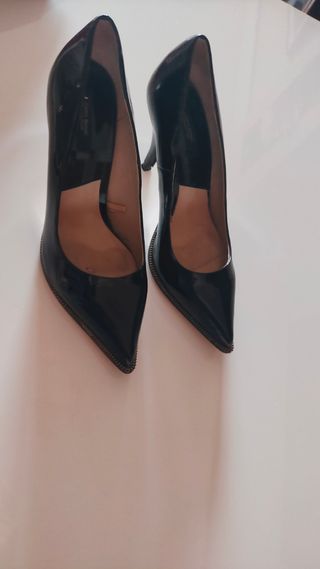 Zapata tacón Zara negros