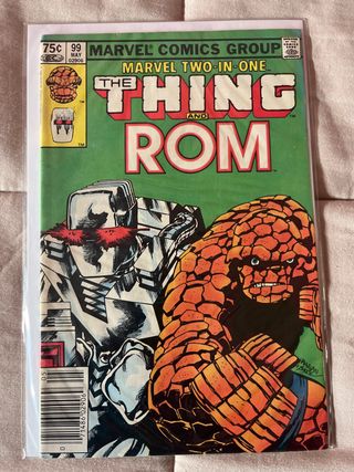 comic The thing and Rom