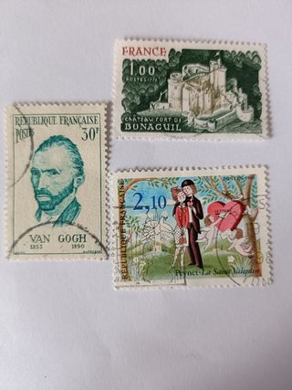 LOTES 100 SELLOS ANTIGUOS FRANCIA