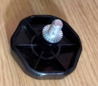 Ruedín grande con tuerca para bici