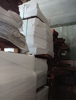 Gran stock de tarima 100% Maciza teca