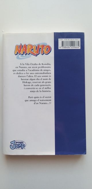 Manga Naruto español y catalán