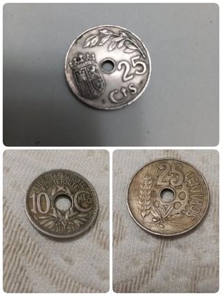 Lote 3 monedas.coleccionistas