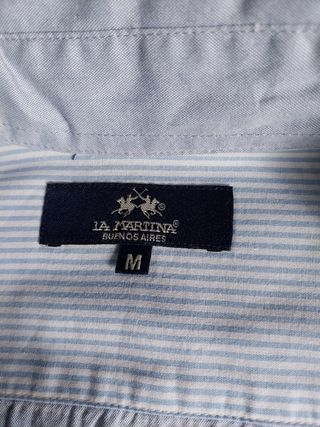 Camisa la Martina azul celeste