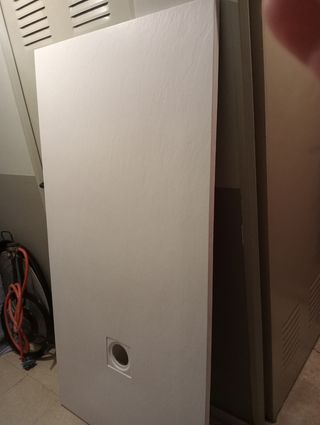 Plato de ducha pizarra blanco