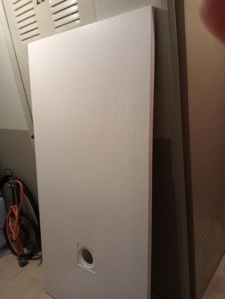 Plato de ducha pizarra blanco