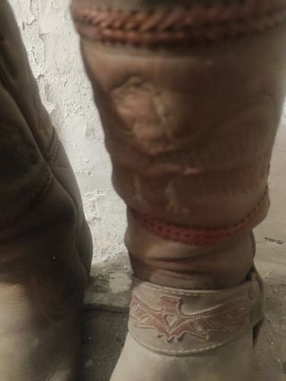 Botas de piel