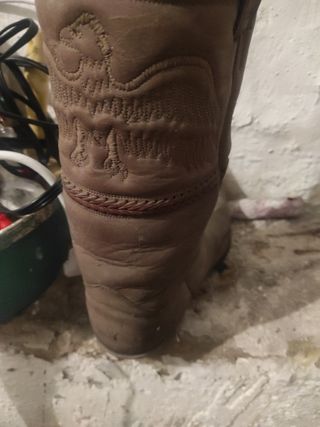 Botas de piel