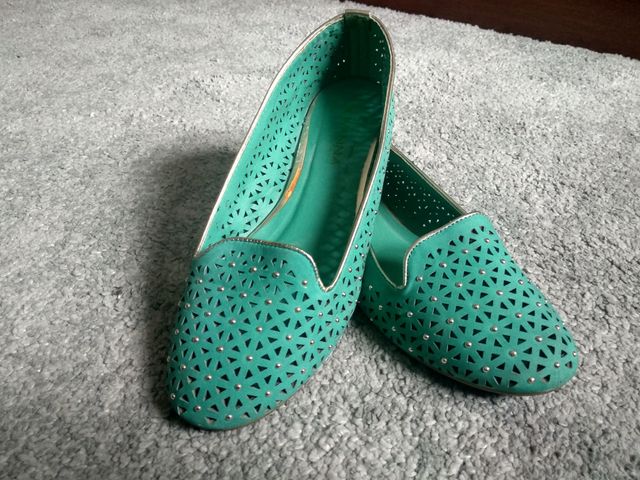 Bailarina mesh verde