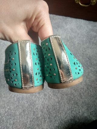 Bailarina mesh verde