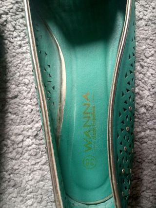 Bailarina mesh verde