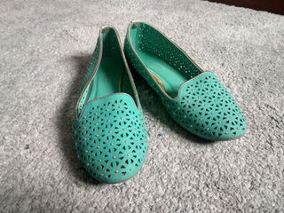 Bailarina mesh verde