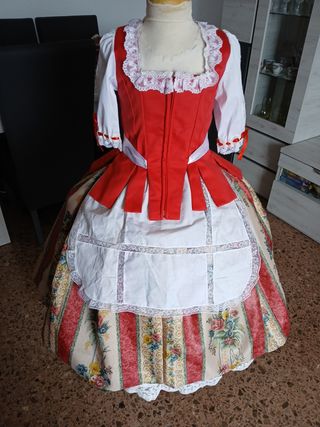 Traje huertana niña