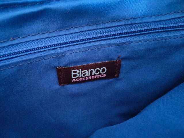 Bolso de mano azul Klein