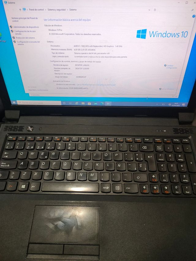 Portátil Lenovo B575e