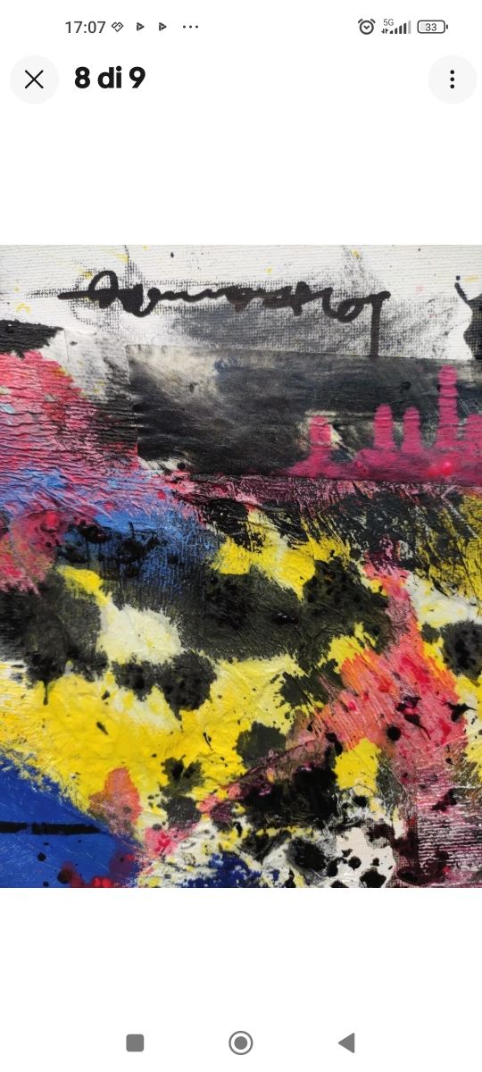 "Colorful Memories" (opera astratta, 2022, Italy)