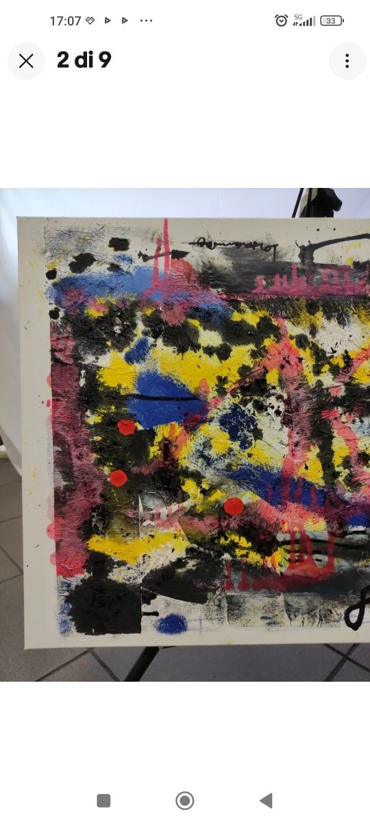 "Colorful Memories" (opera astratta, 2022, Italy)