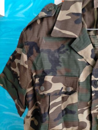 Camisa militar camuflaje