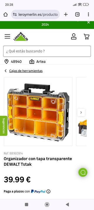 Maletín dewalt organizador profesionalll .