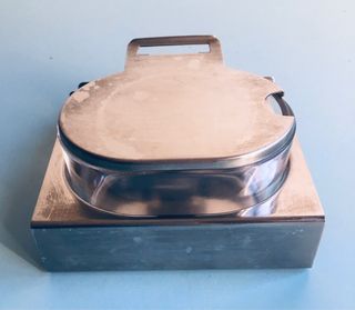 🧀Formaggera Alessi ‘70 acciaio vetro