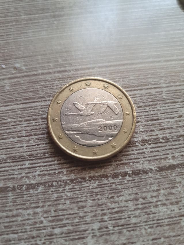Moneda 1 euro Finlandia 2000