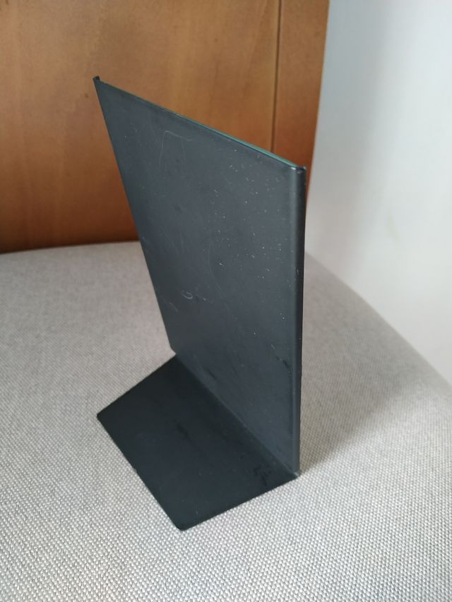 Cornice portafoto nera metallizzata