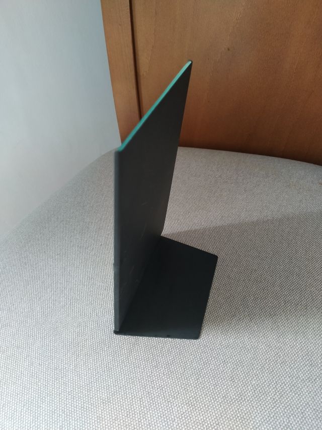 Cornice portafoto nera metallizzata