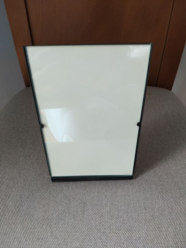 Cornice portafoto nera metallizzata