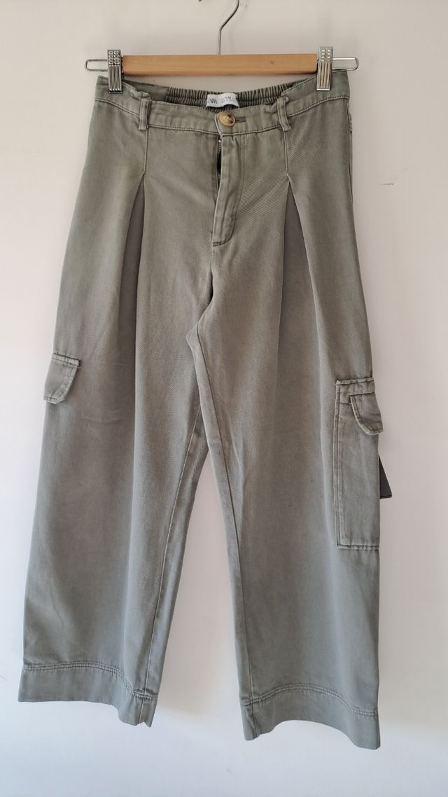 Pantalón cargo niña zara 11-12(152cm)