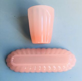 🪥🪒🚰Set bagno vetro Murano vintage ‘60