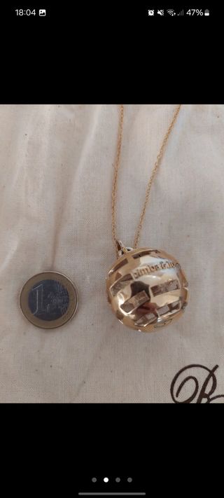 Colgante dorado Bimba&Lola