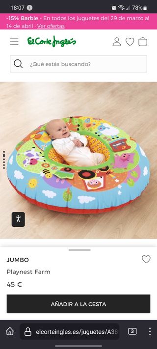 Hinchable actividades Playnest jungle