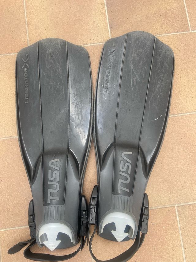 Aletas submarinismo/buceo/pesca submarina tusa