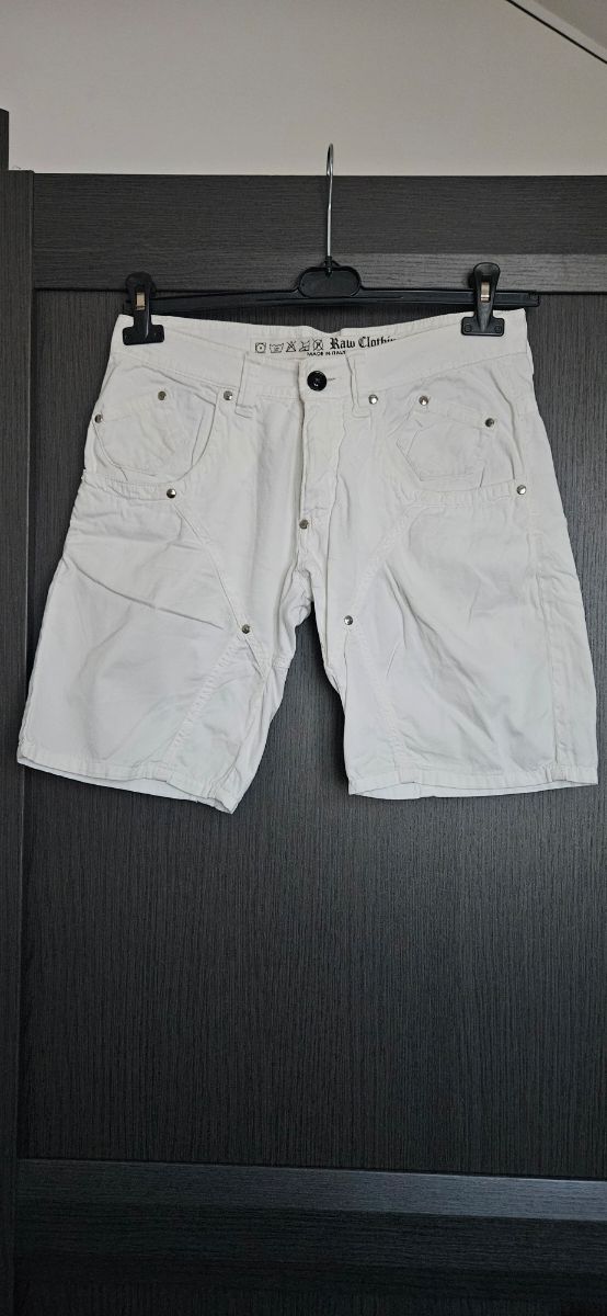 Pantaloncini uomo bermuda bianchi