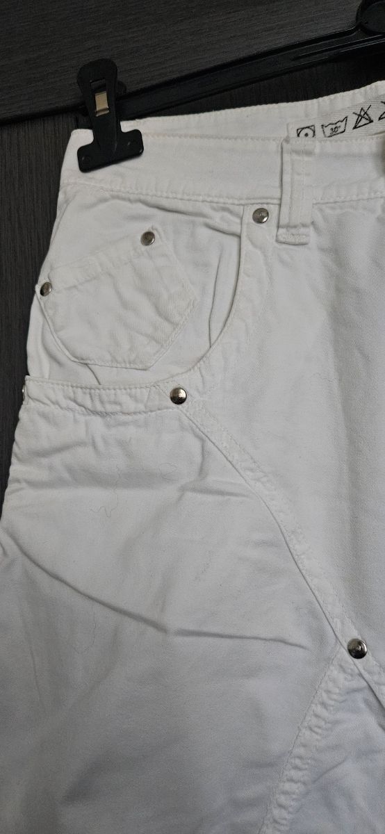 Pantaloncini uomo bermuda bianchi