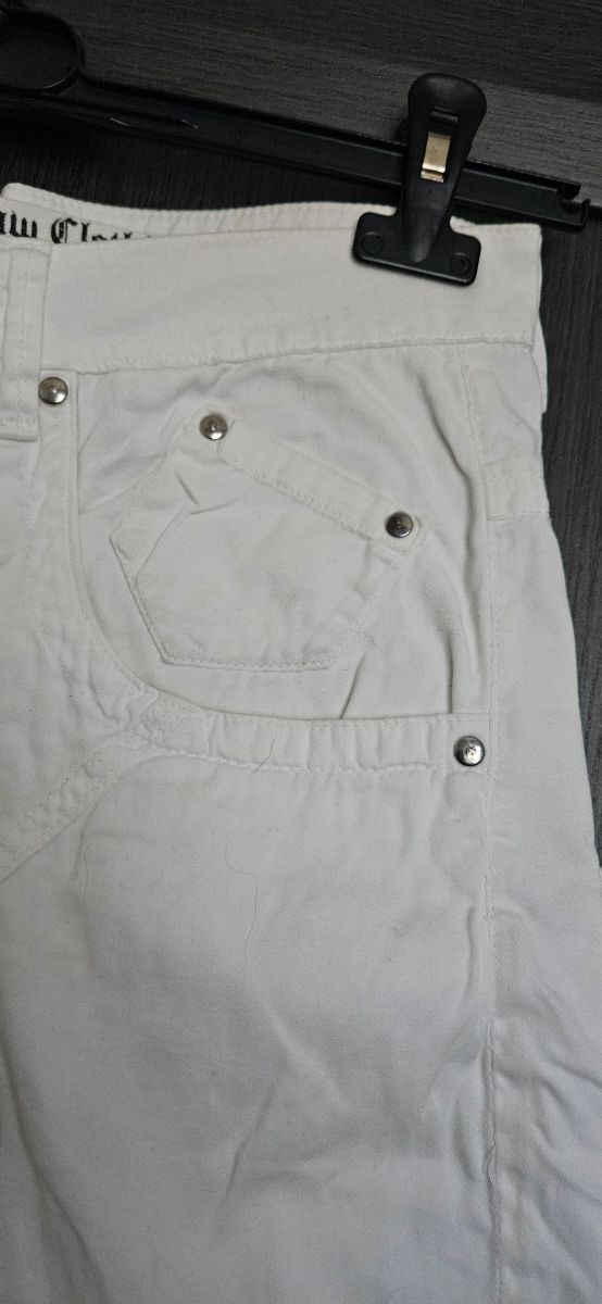 Pantaloncini uomo bermuda bianchi