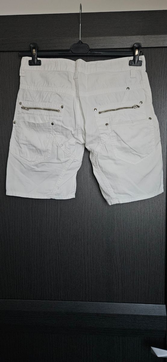 Pantaloncini uomo bermuda bianchi